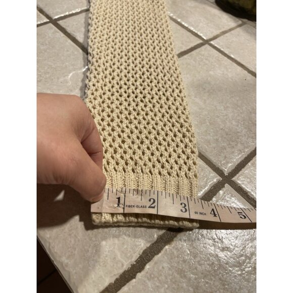 No Boundaries,Beige Crocheted Brown Button Down Sweater Cardigan 3XG (XXXL) (21) - Picture 15 of 17